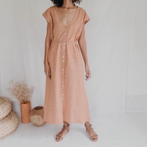 Esby Winnie dress, brick color, small